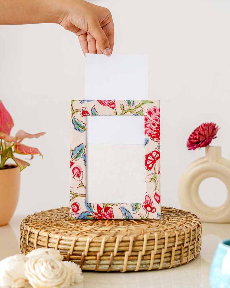 Spring Break Block Print Photo Frame