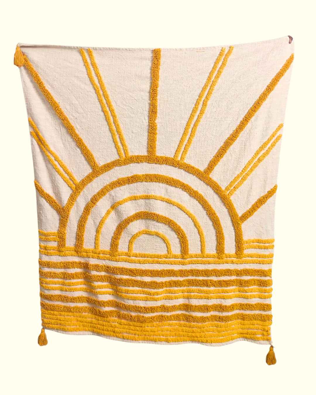 Sunshine Tufted Sofa Throw