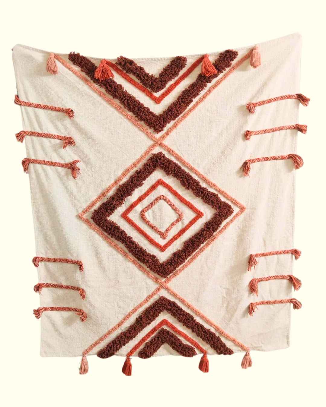 Citrus Dream Tufted Sofa Throw