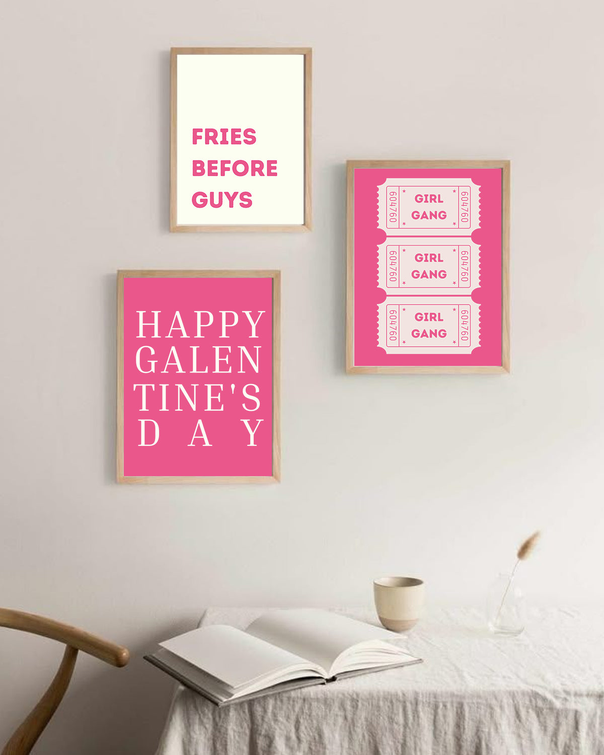 Galentine Frames - Set Of 3