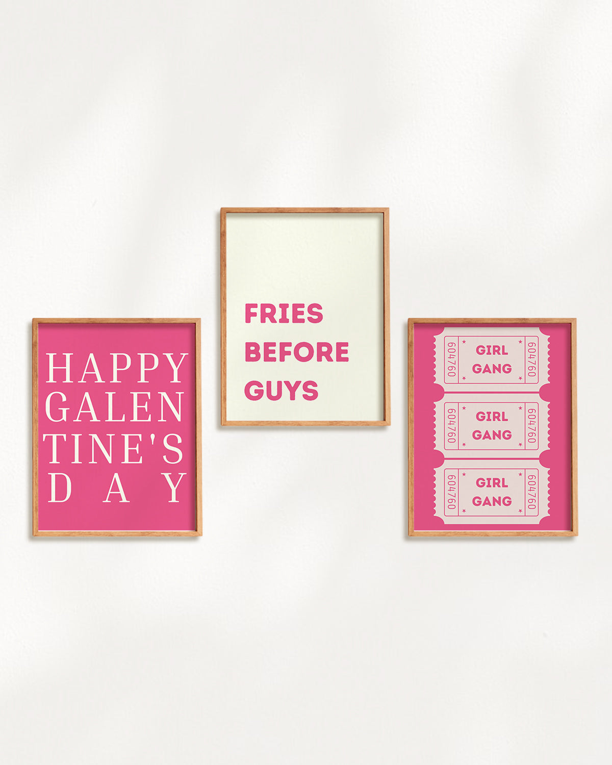 Galentine Frames - Set Of 3