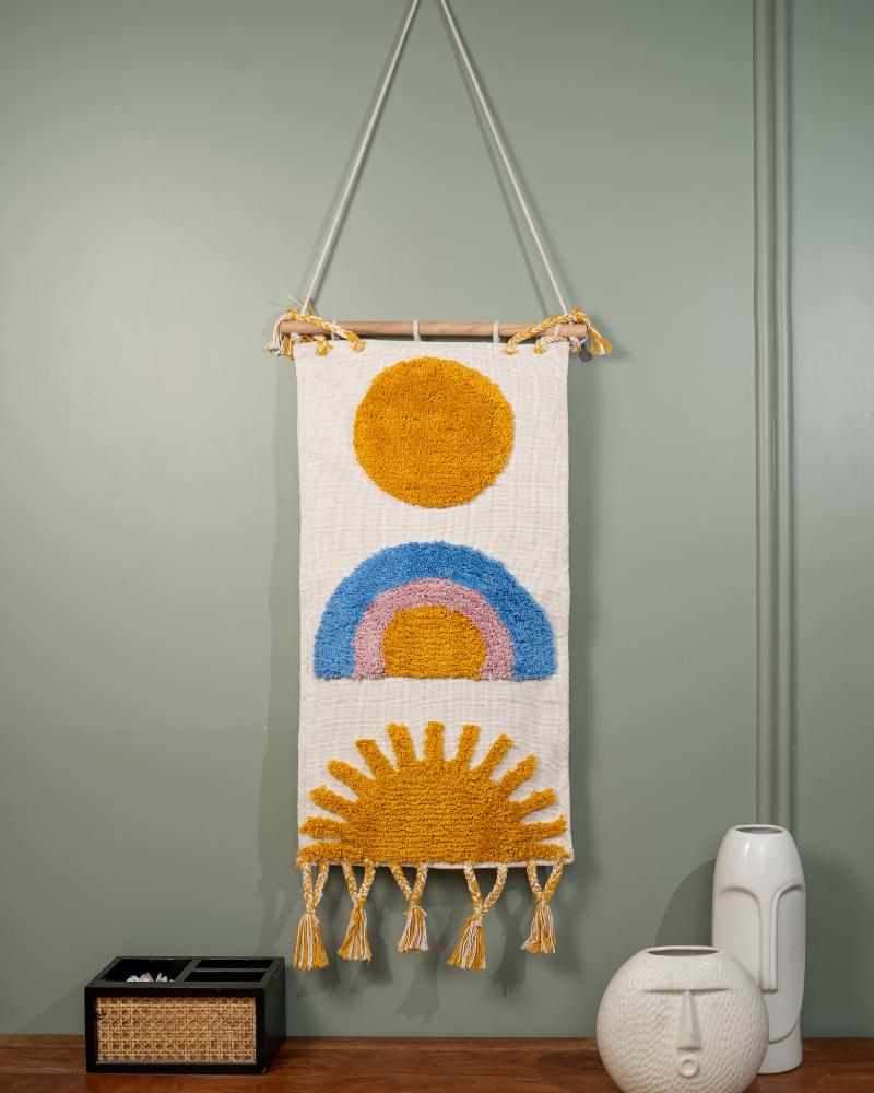 Hello Yellow Rays of Hope Wall Hanging