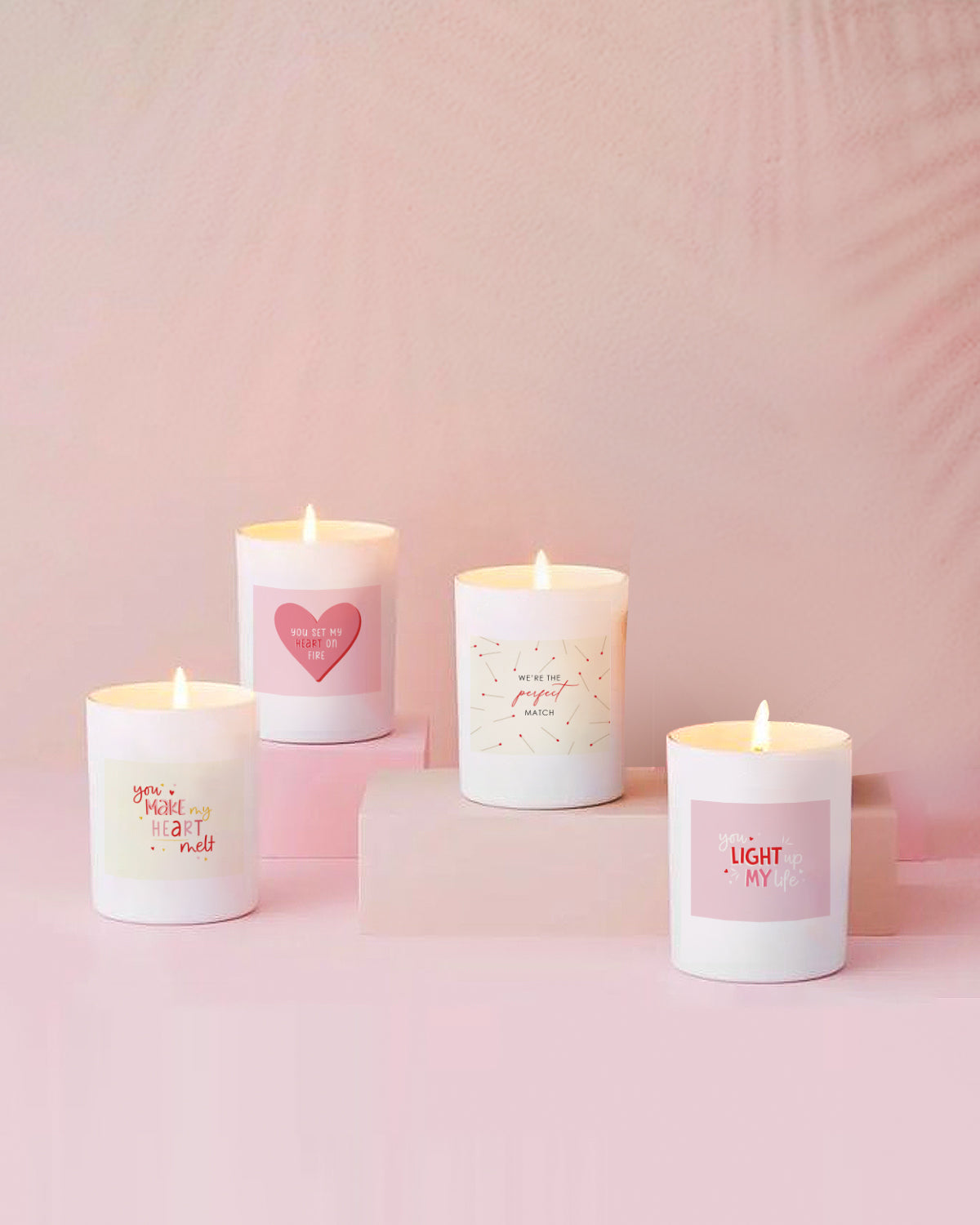 Scented Candles - Set Of 4