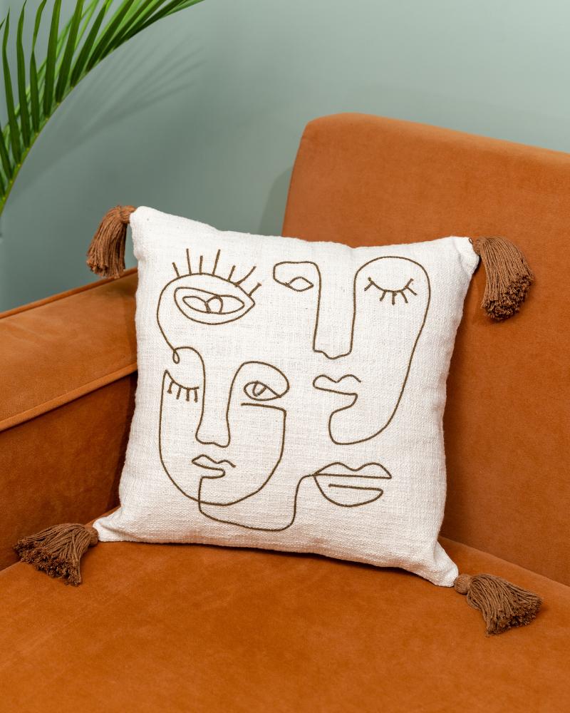 Hello Yellow Thelma & Louise Tufted Cushion Cover