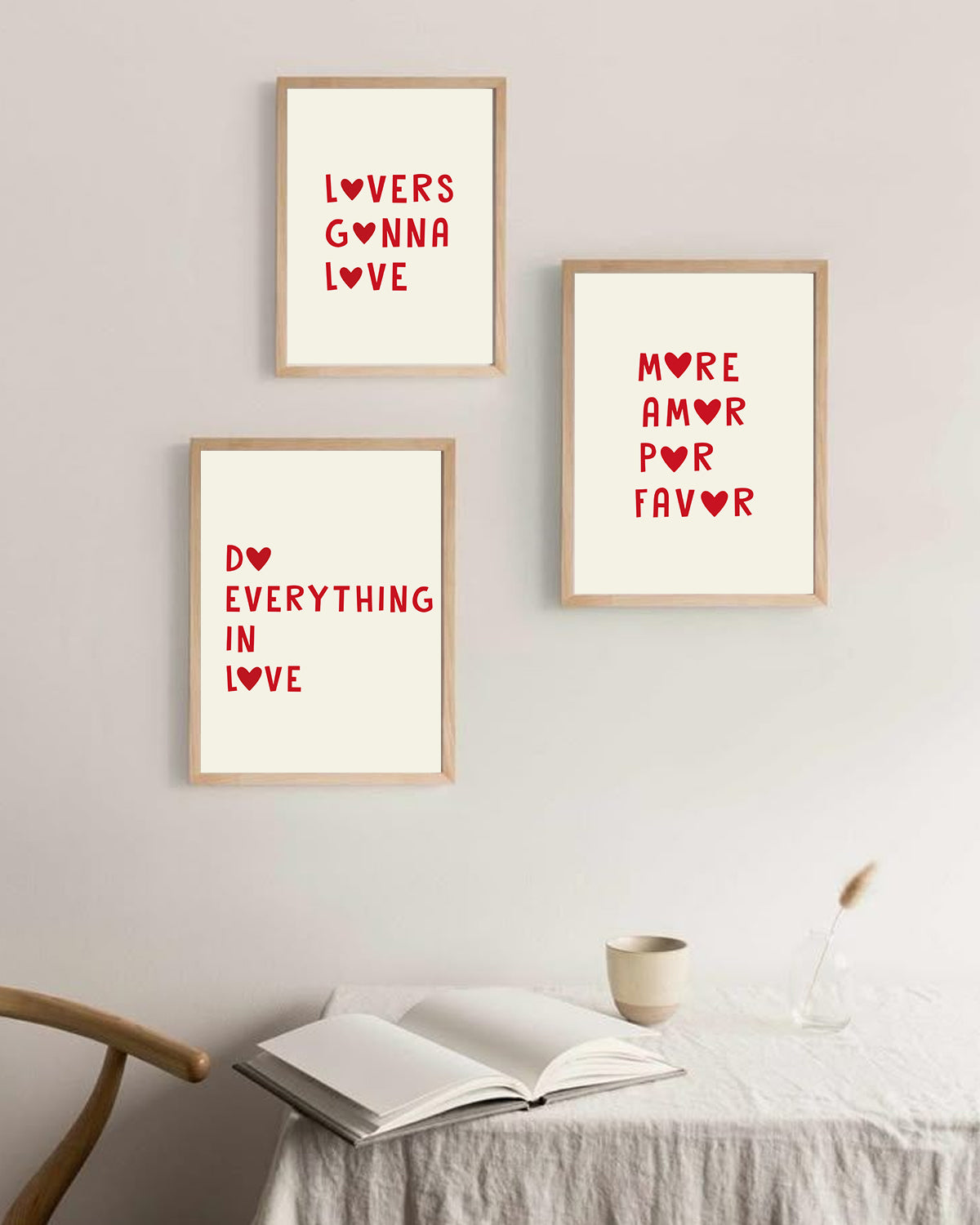 Valentine Frames - Set Of 3