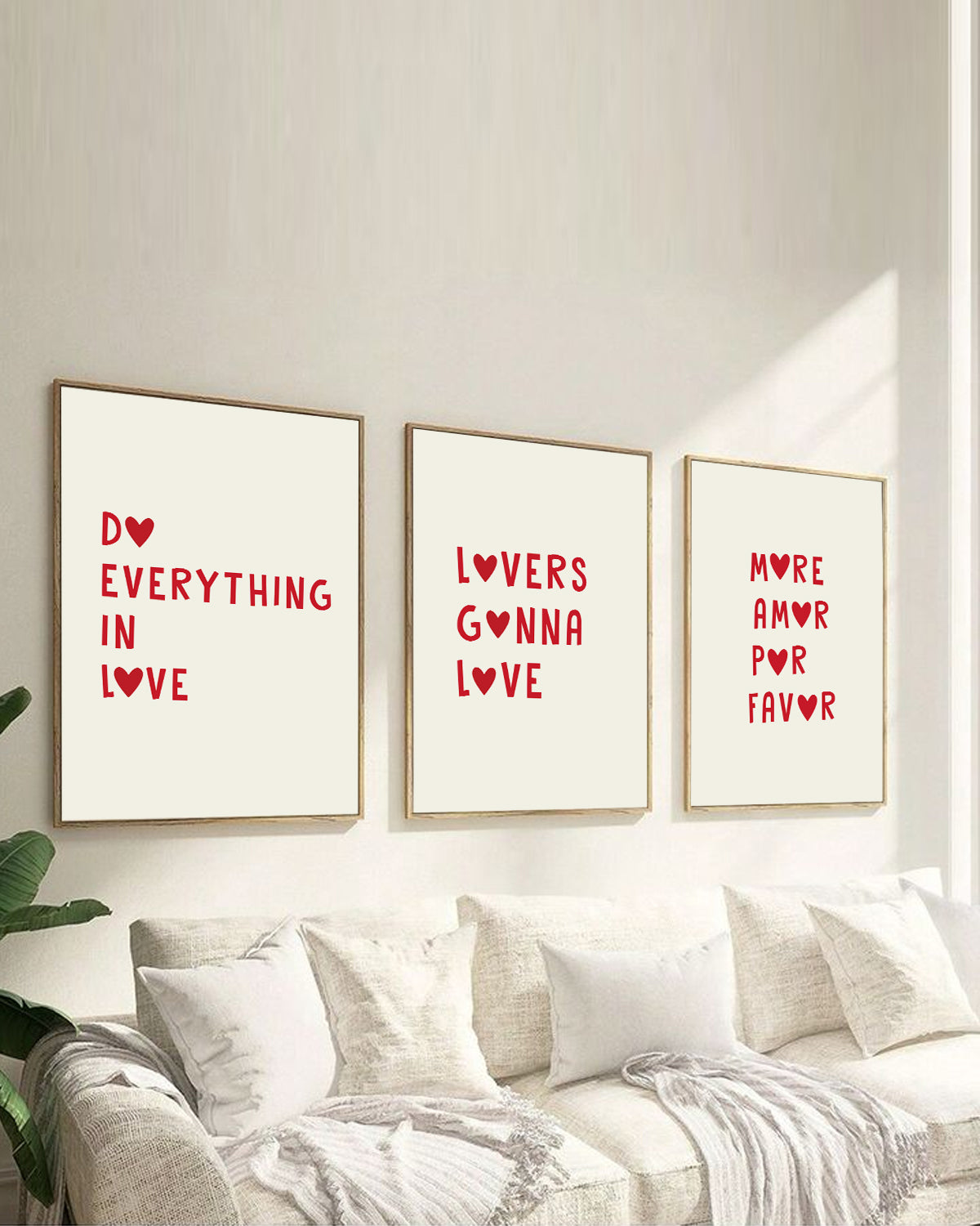 Valentine Frames - Set Of 3